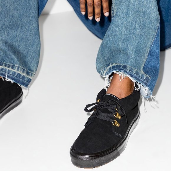 Vans Vault OG Chukka Sierra LX Black Suede Skate Shoes Men's - Picture 4 of 12